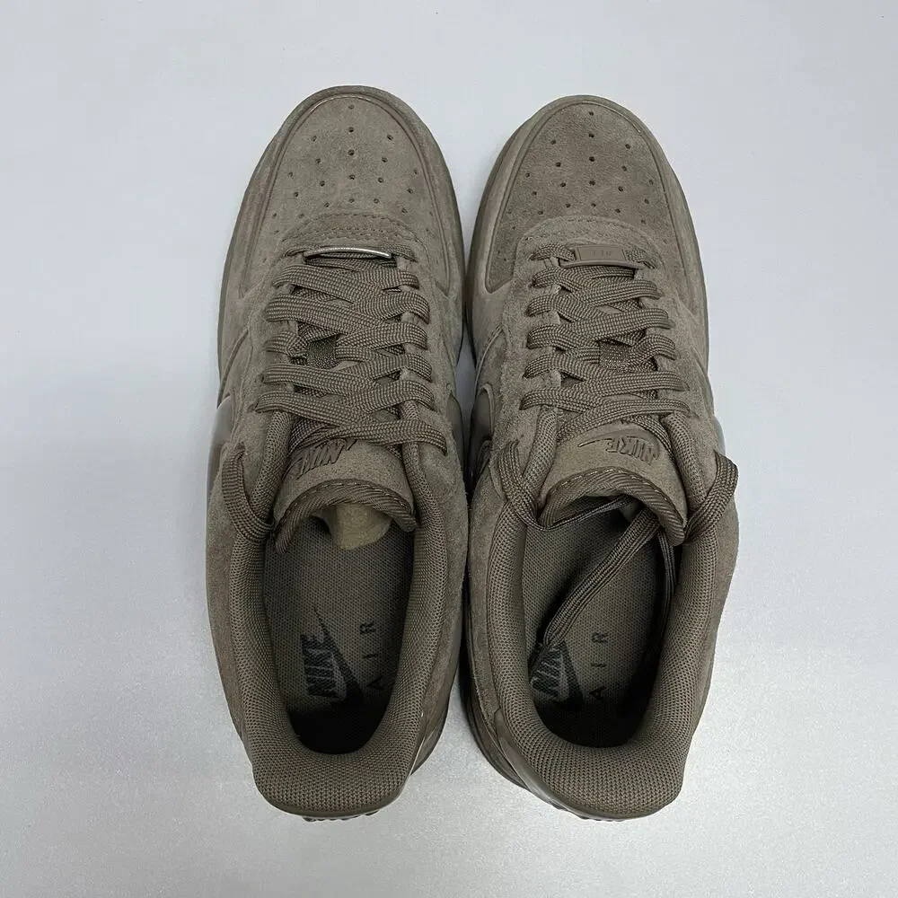 Nike Air Force 1 '07 Mink Brown Black HV4406 200 Size 8 Women Low Top Suede Shoe